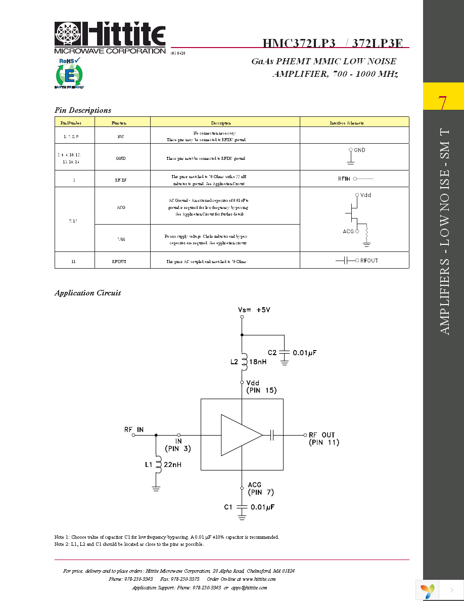 HMC372LP3E Page 8