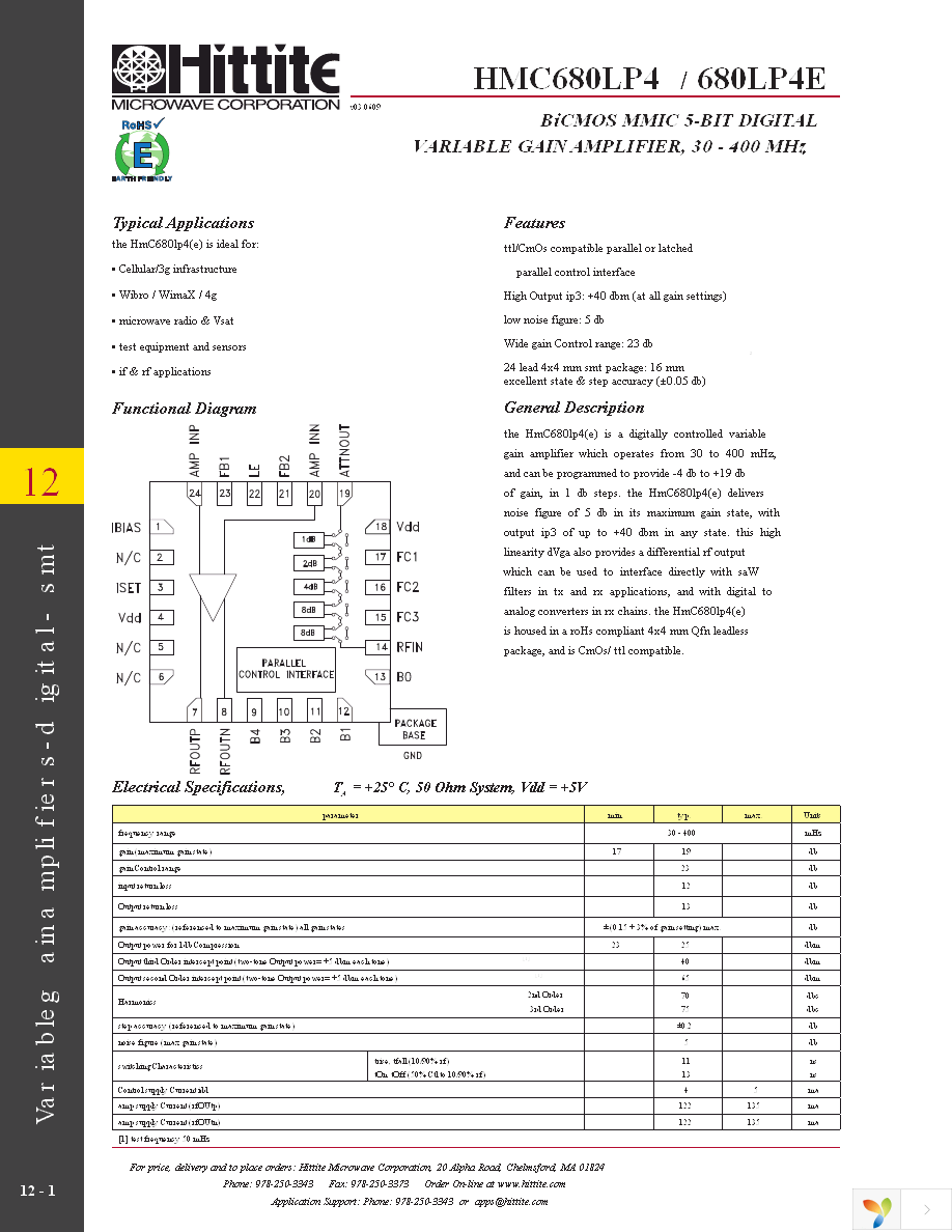 HMC680LP4E Page 3