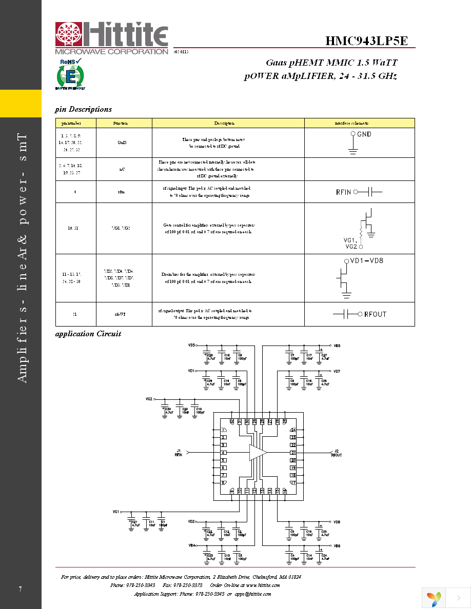 HMC943LP5E Page 9