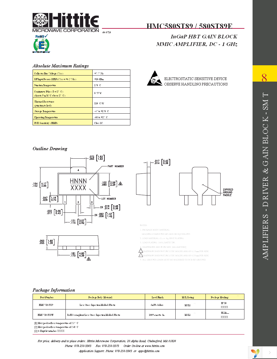 HMC580ST89E Page 6