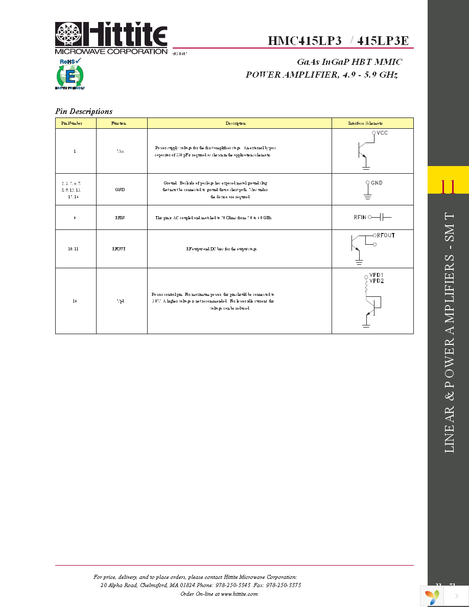 HMC415LP3E Page 8