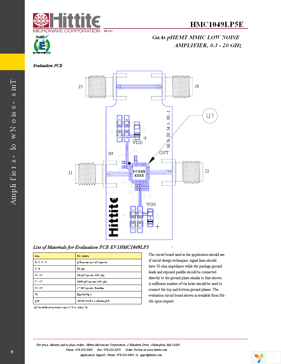 HMC1049LP5E Page 11