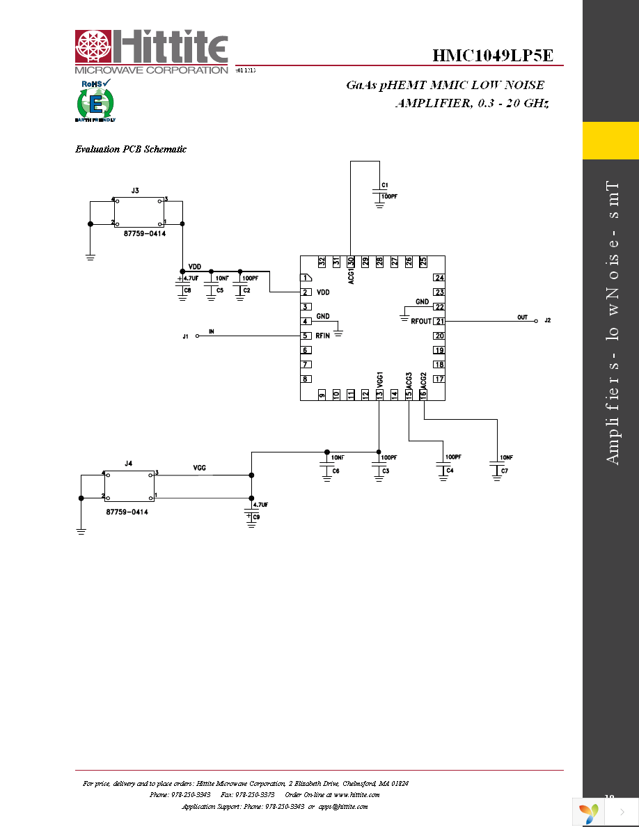 HMC1049LP5E Page 12