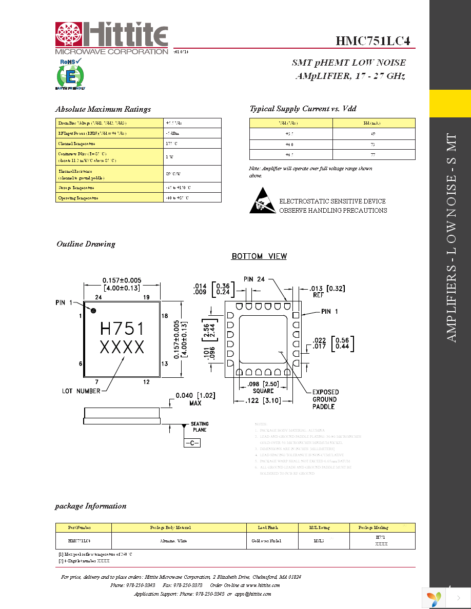 HMC751LC4 Page 6