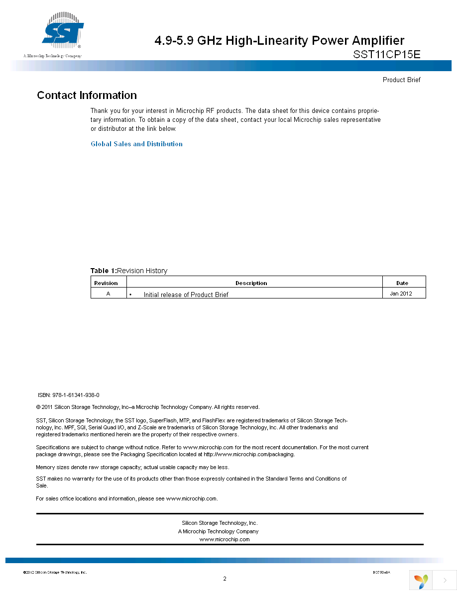 SST11CP15E-QUBE Page 2