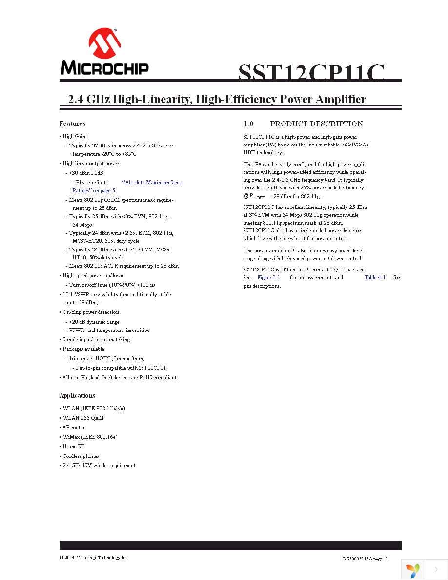 SST12CP11C-QUCE Page 1