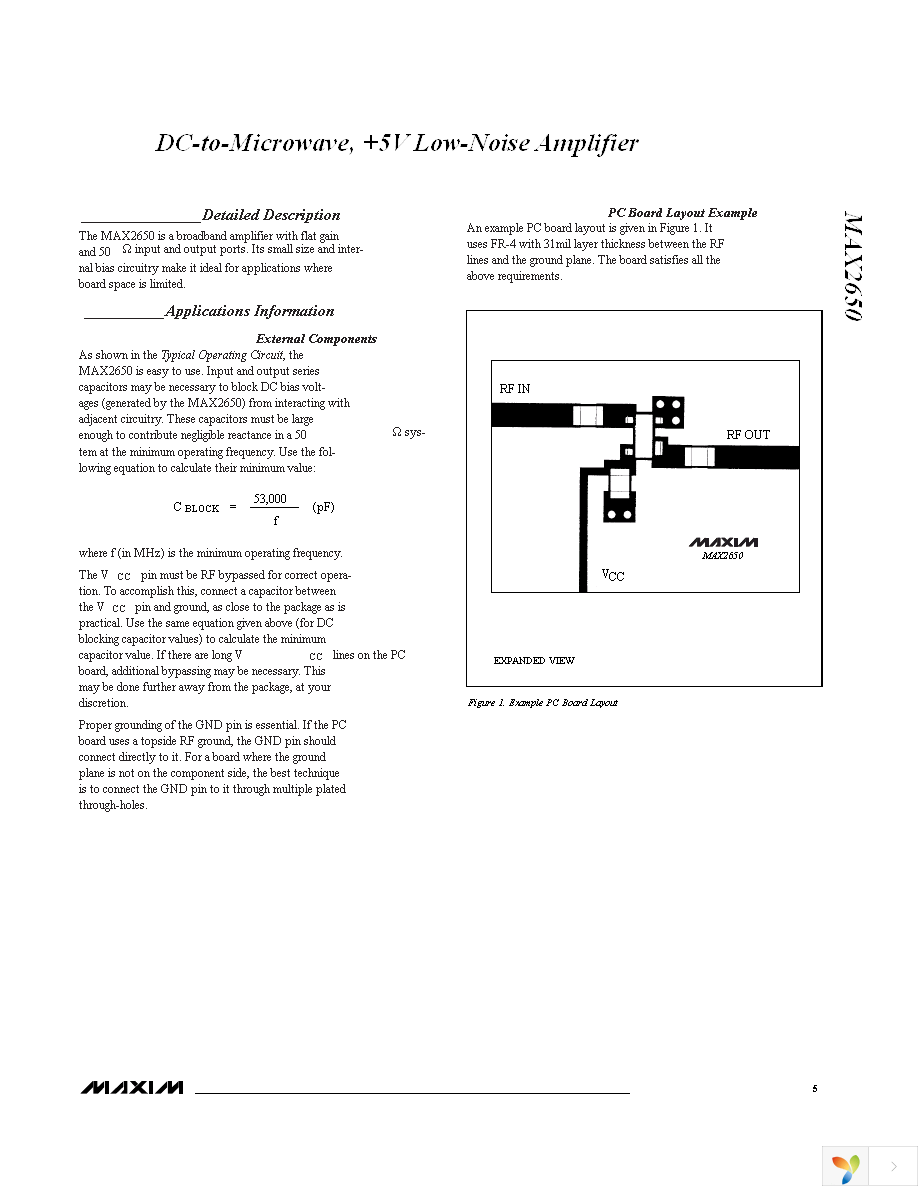 MAX2650EUS+T Page 5