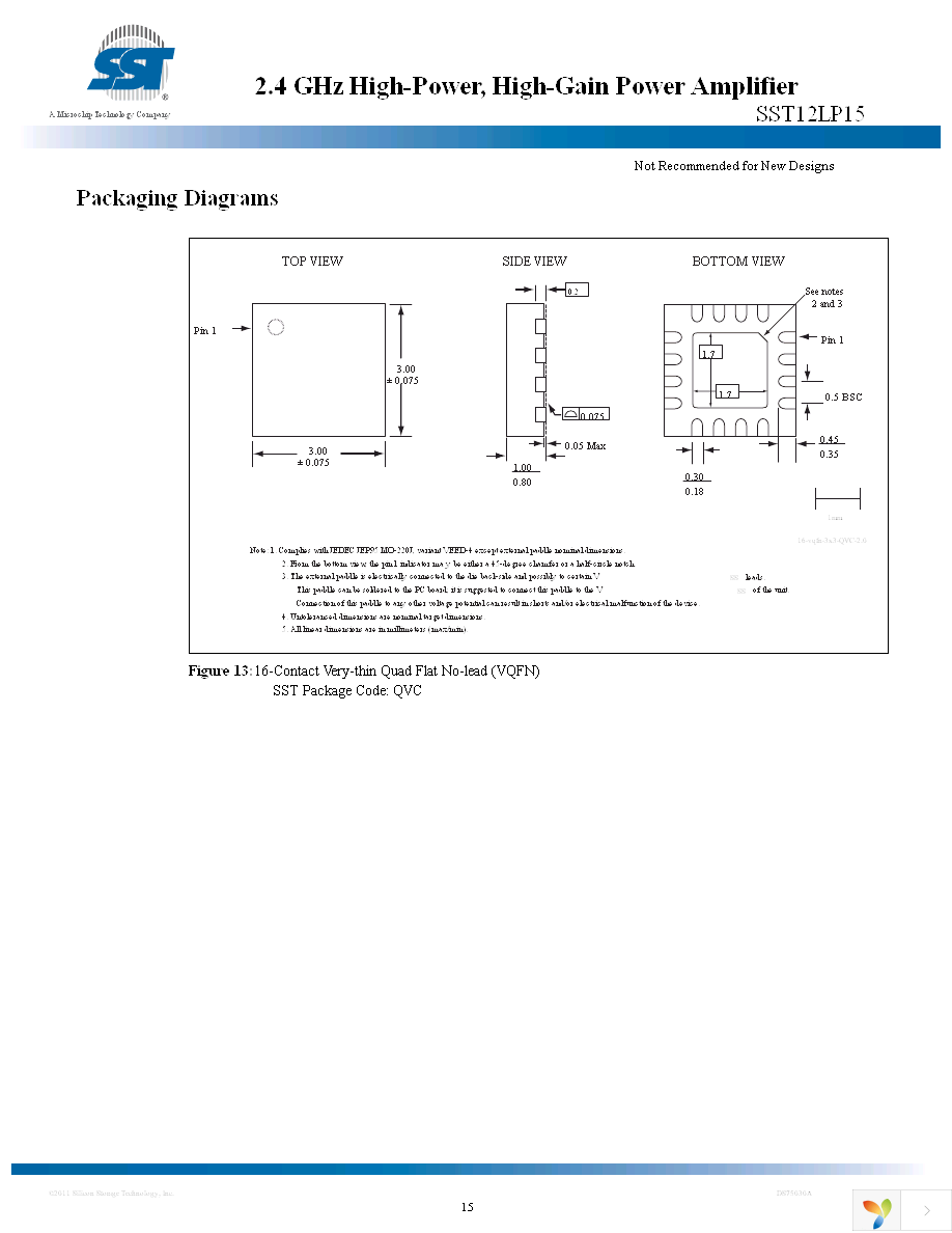 SST12LP15-QVCE Page 15