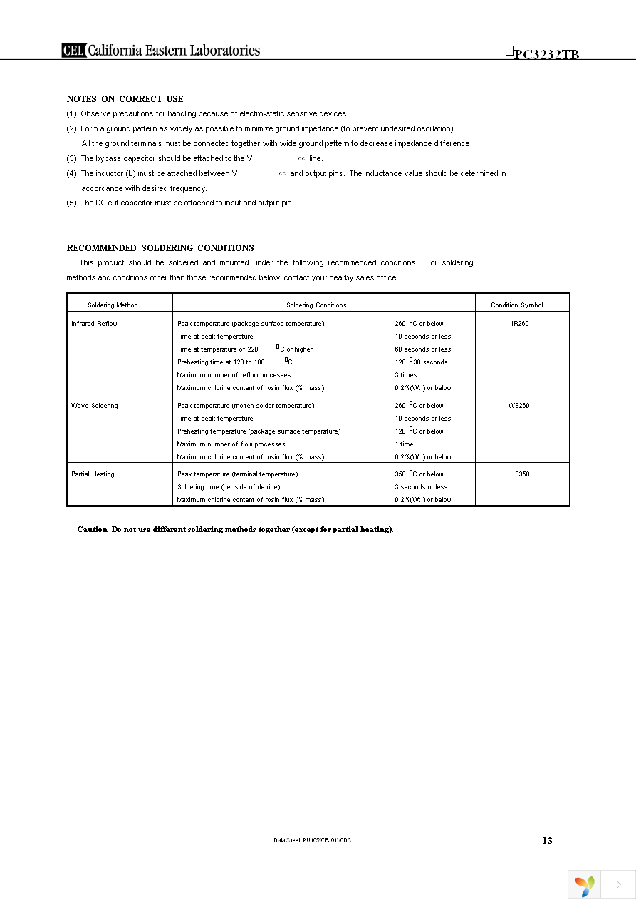 UPC3232TB-E3-A Page 13