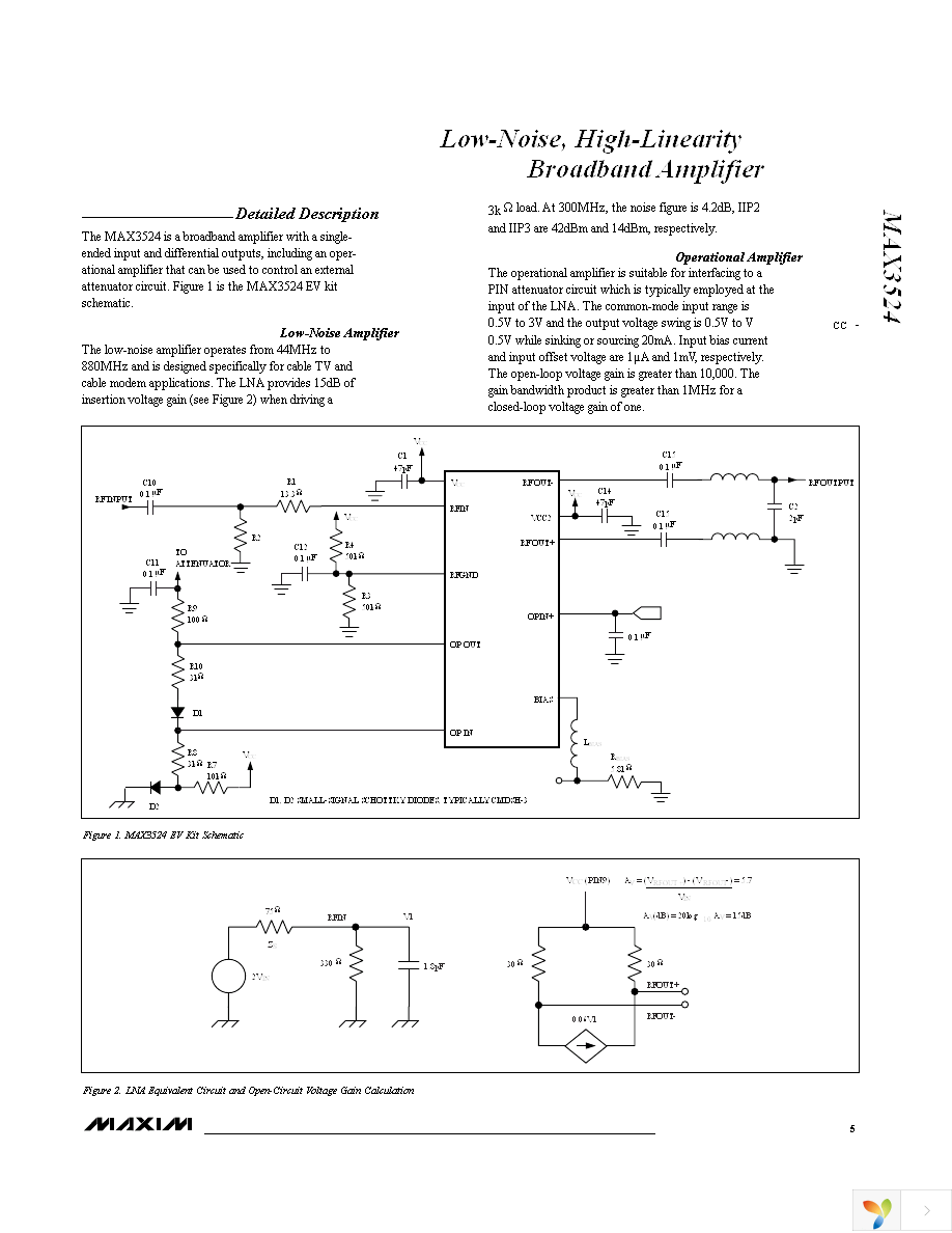 MAX3524EUB+T Page 5