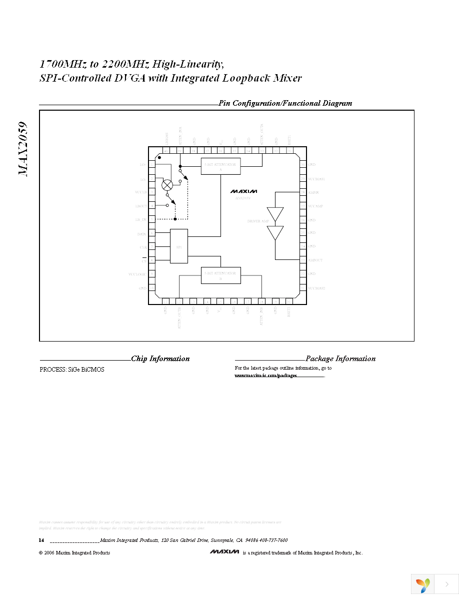 MAX2059ETL+ Page 14