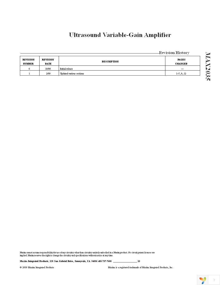 MAX2035CCQ+T Page 13