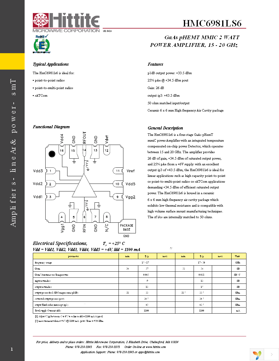 HMC6981LS6 Page 3