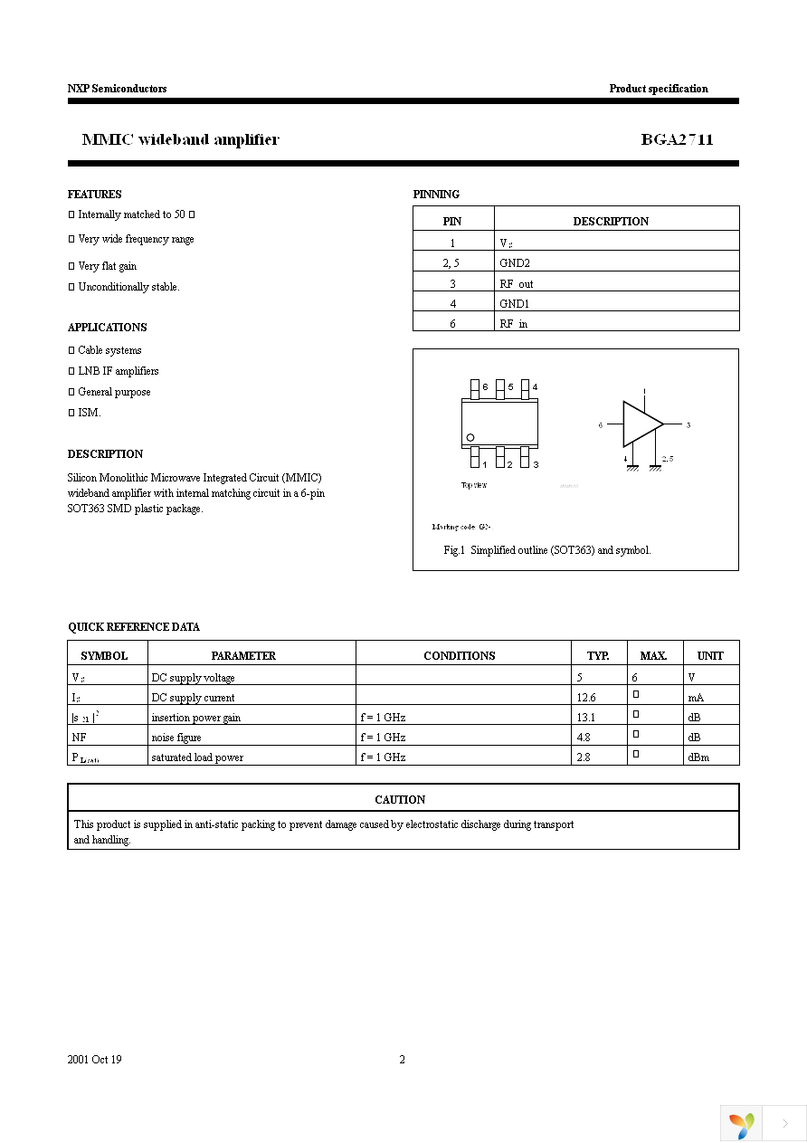 BGA2711,115 Page 2