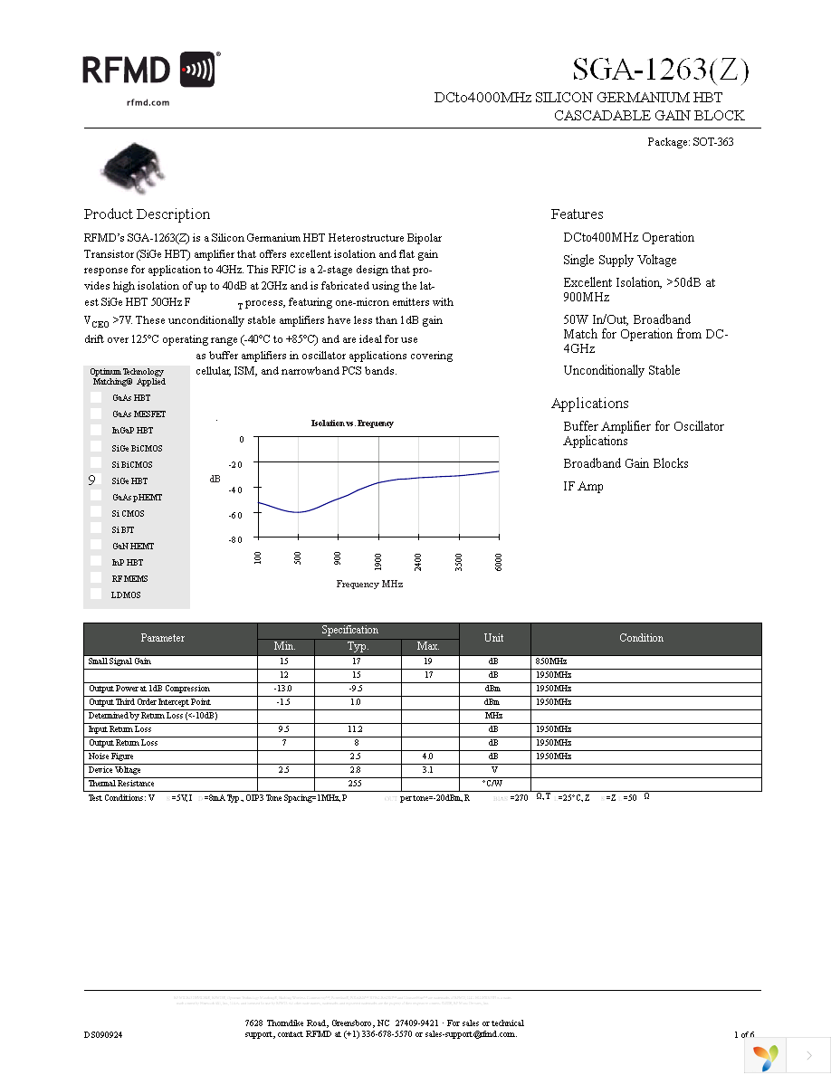 SGA-1263Z Page 1