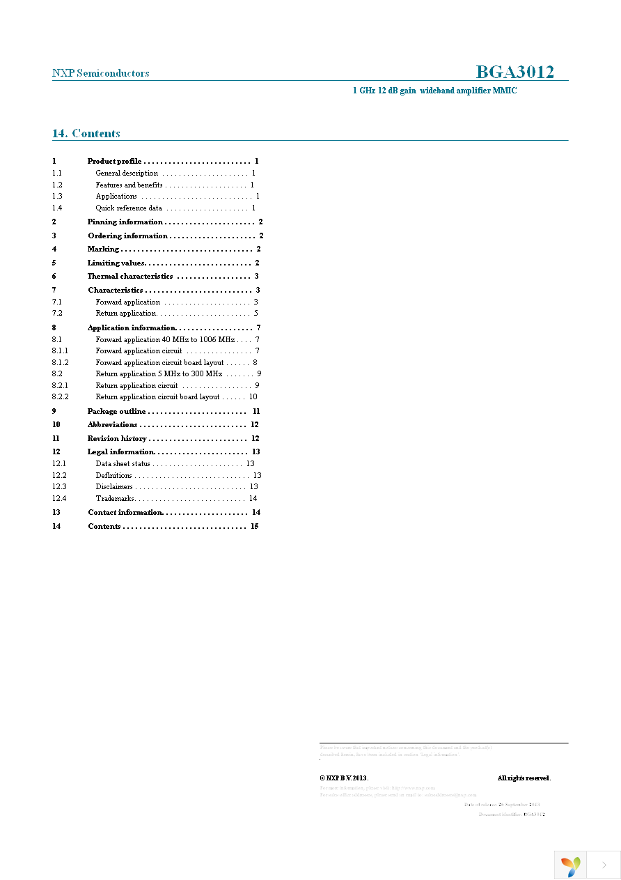 BGA3012,115 Page 15