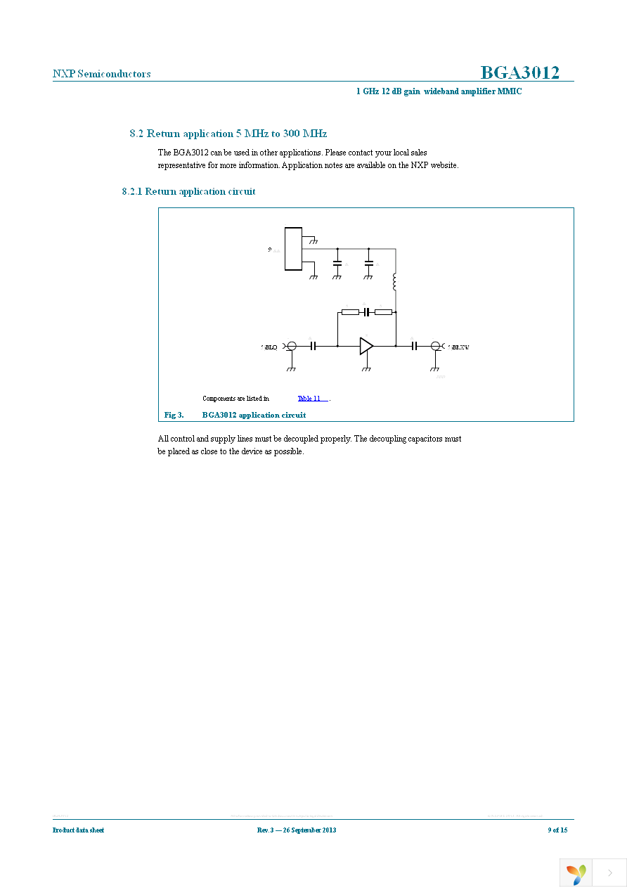 BGA3012,115 Page 9