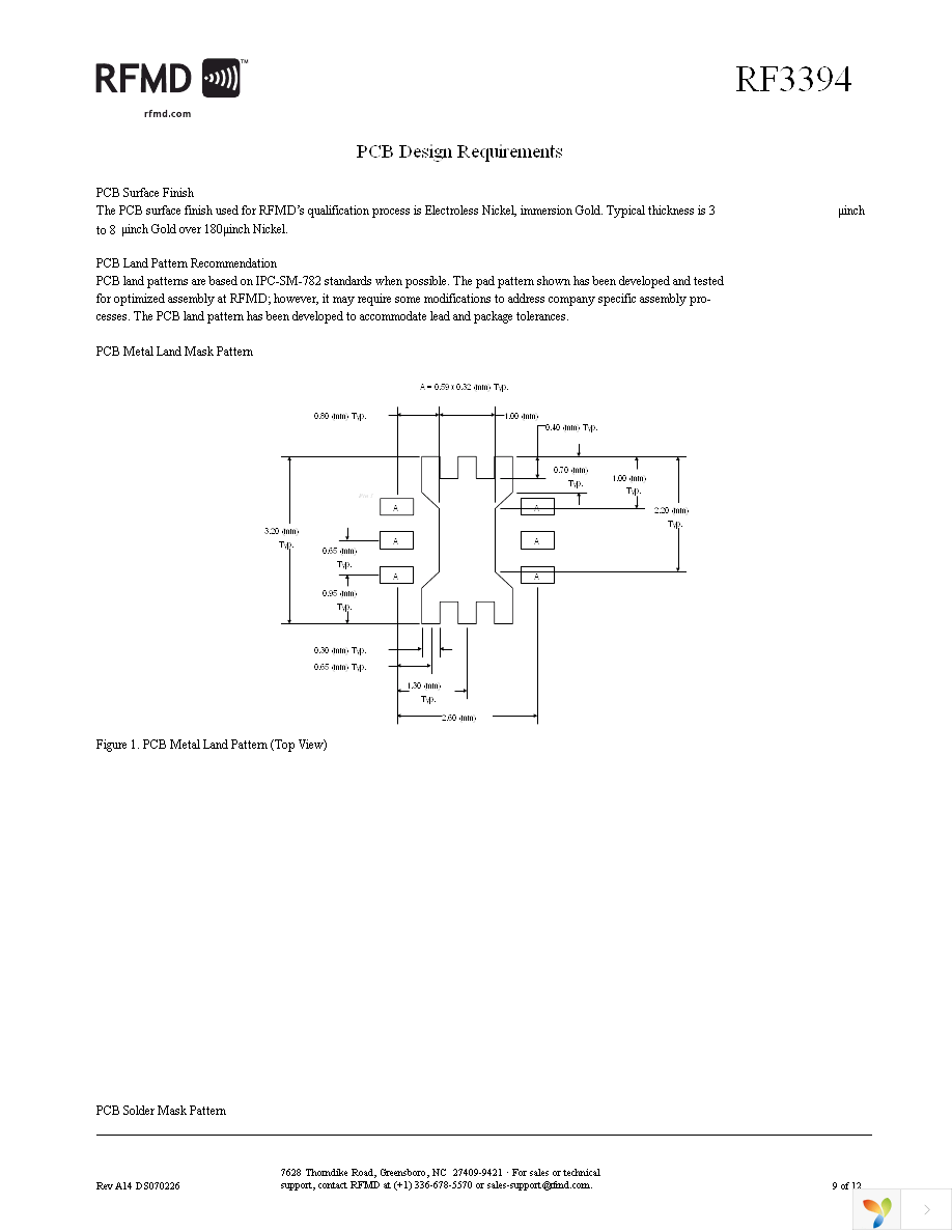 RF3394TR7 Page 9