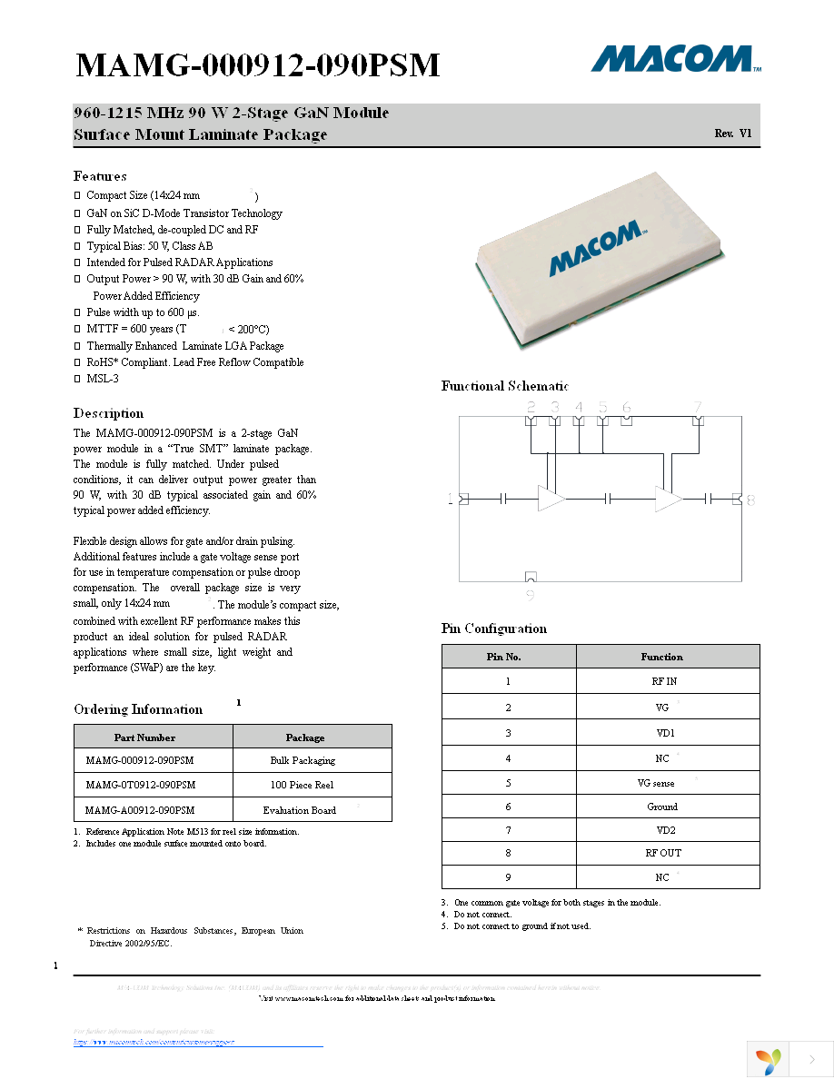 MAMG-000912-090PSM Page 1