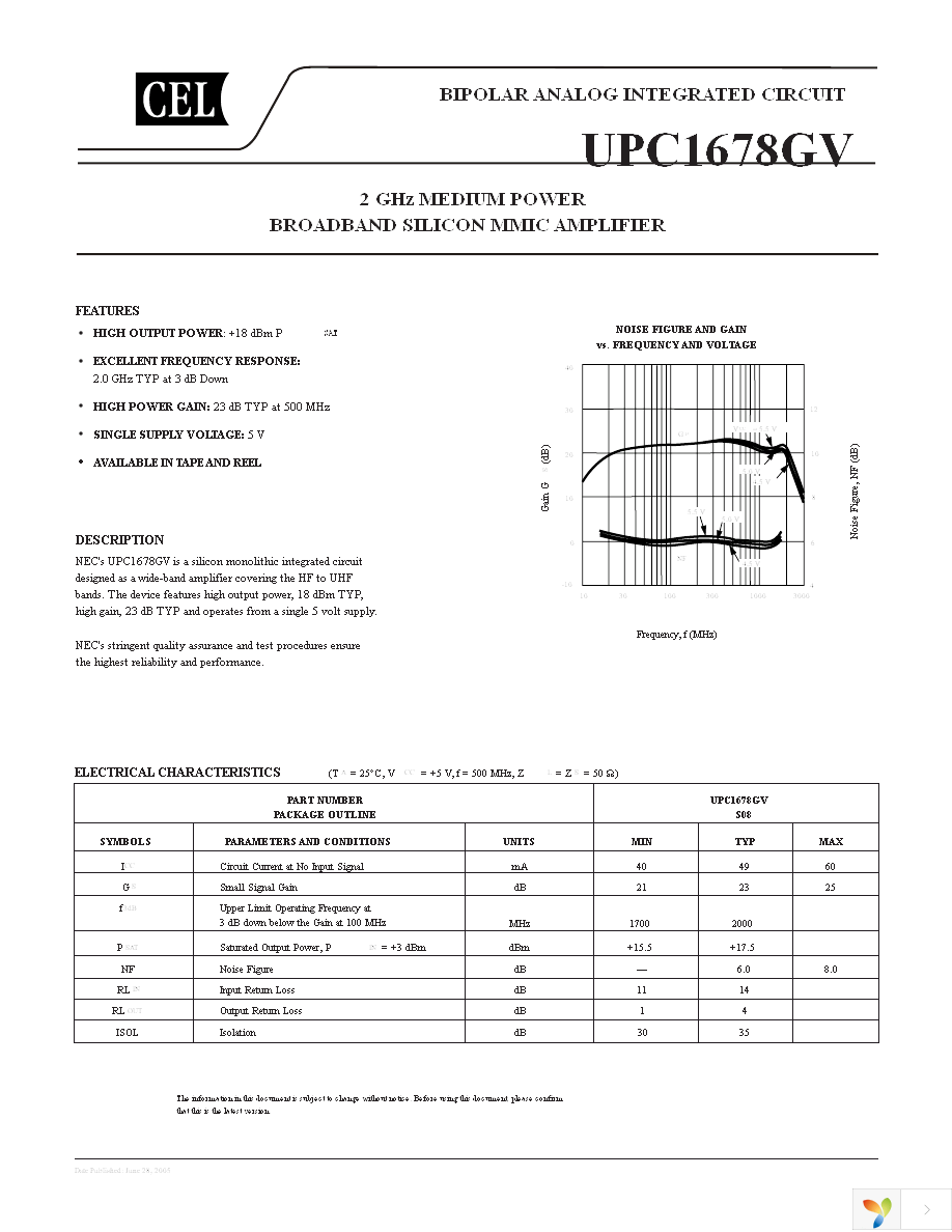 UPC1678GV-E1 Page 1