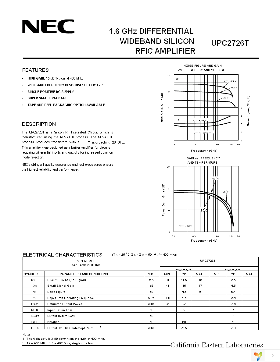 UPC2726T-E3 Page 1