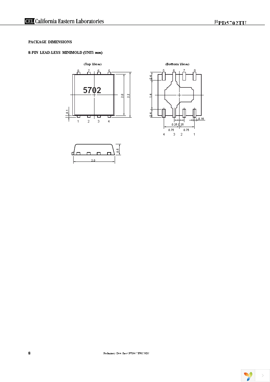 UPD5702TU-A Page 8