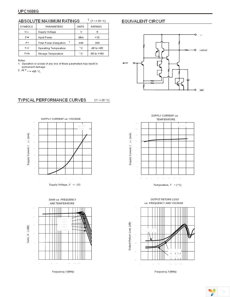 UPC1688G-A Page 2