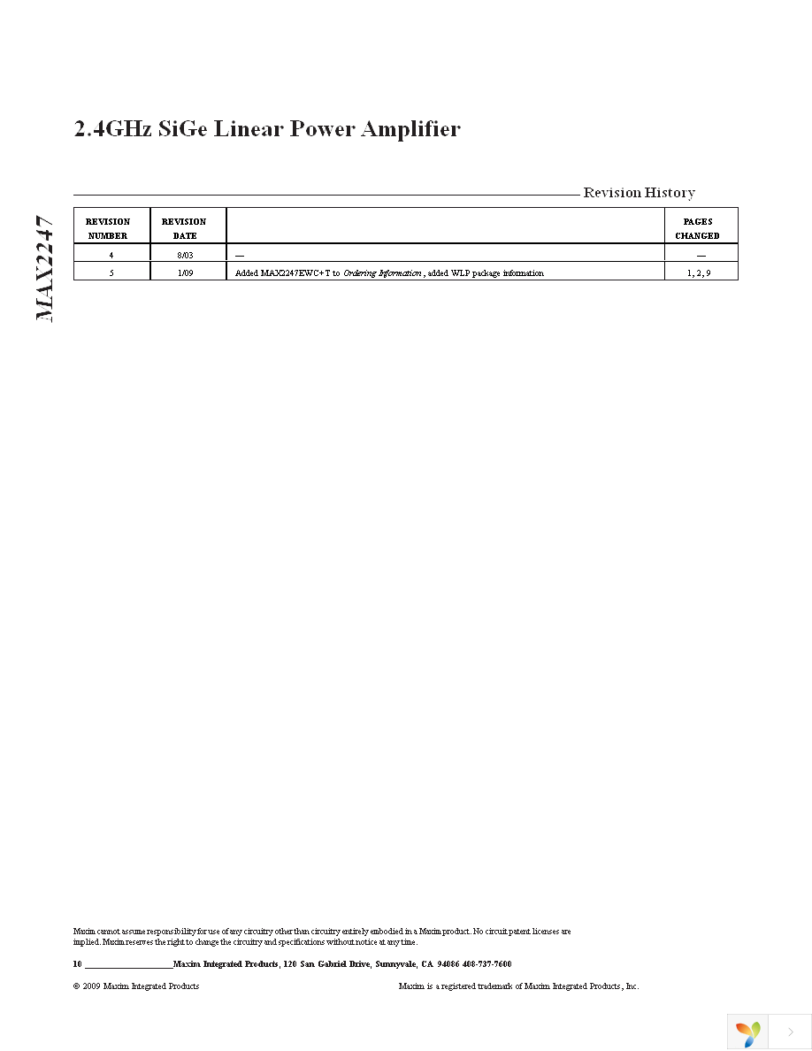 MAX2247EBC+T Page 10