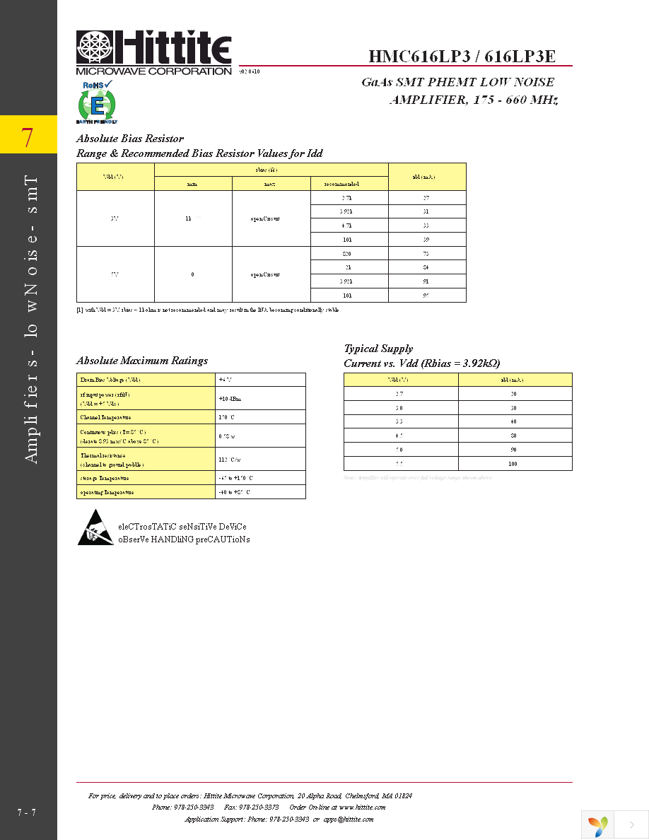 HMC616LP3E Page 9