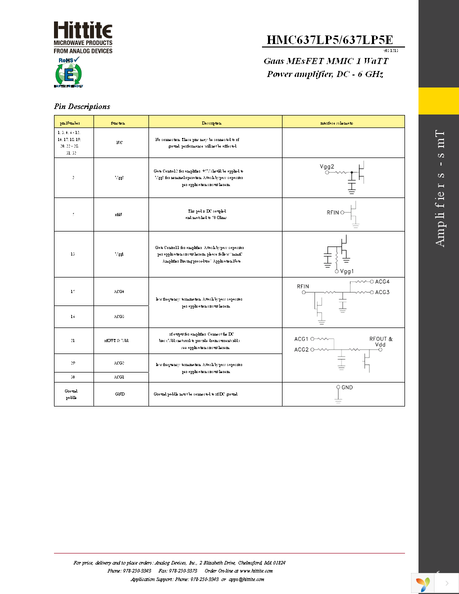 HMC637LP5E Page 8