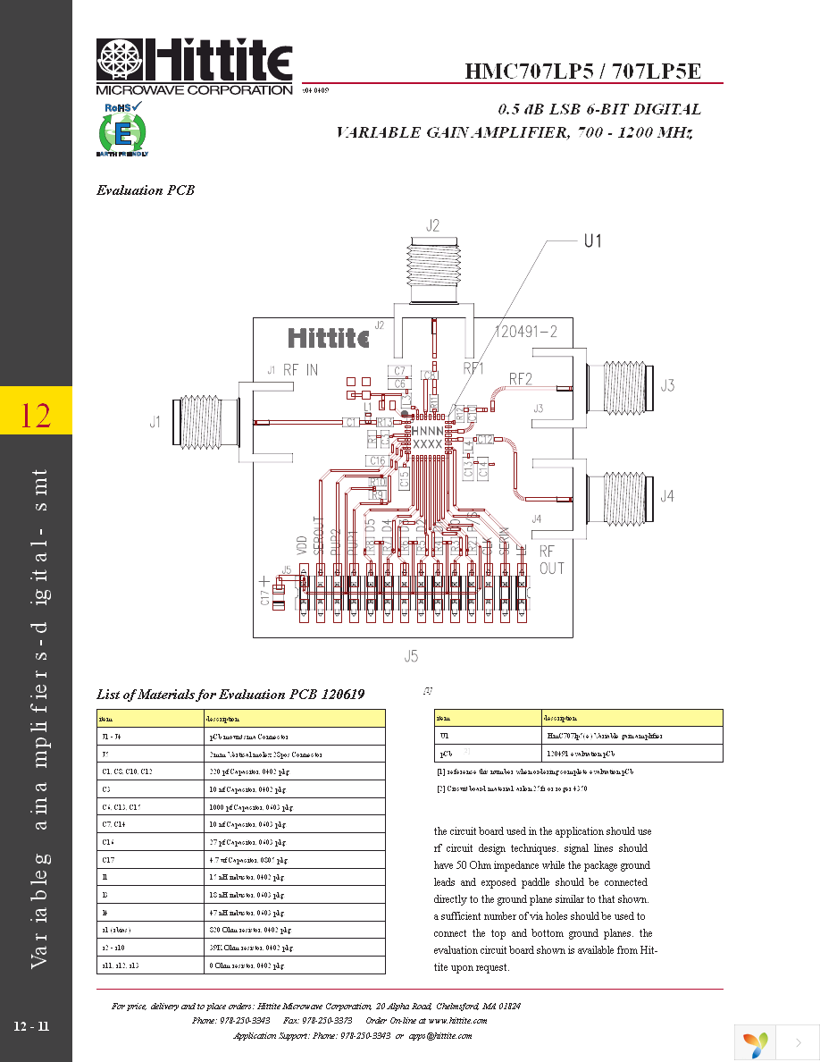 HMC707LP5E Page 13