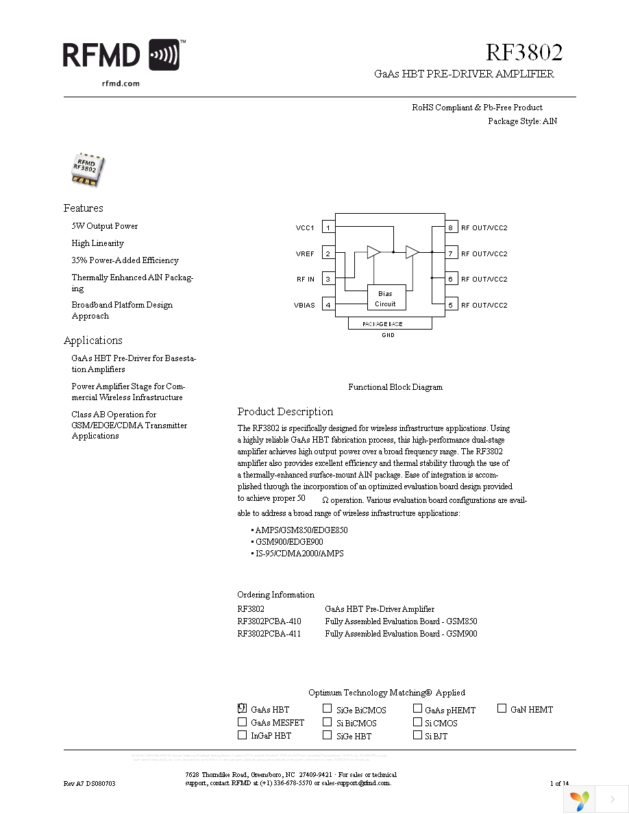 RF3802TR7 Page 1