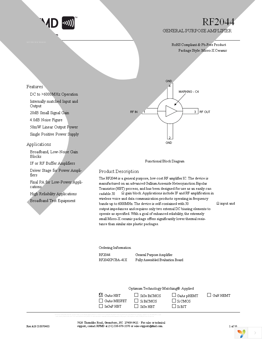 RF2044TR7 Page 1