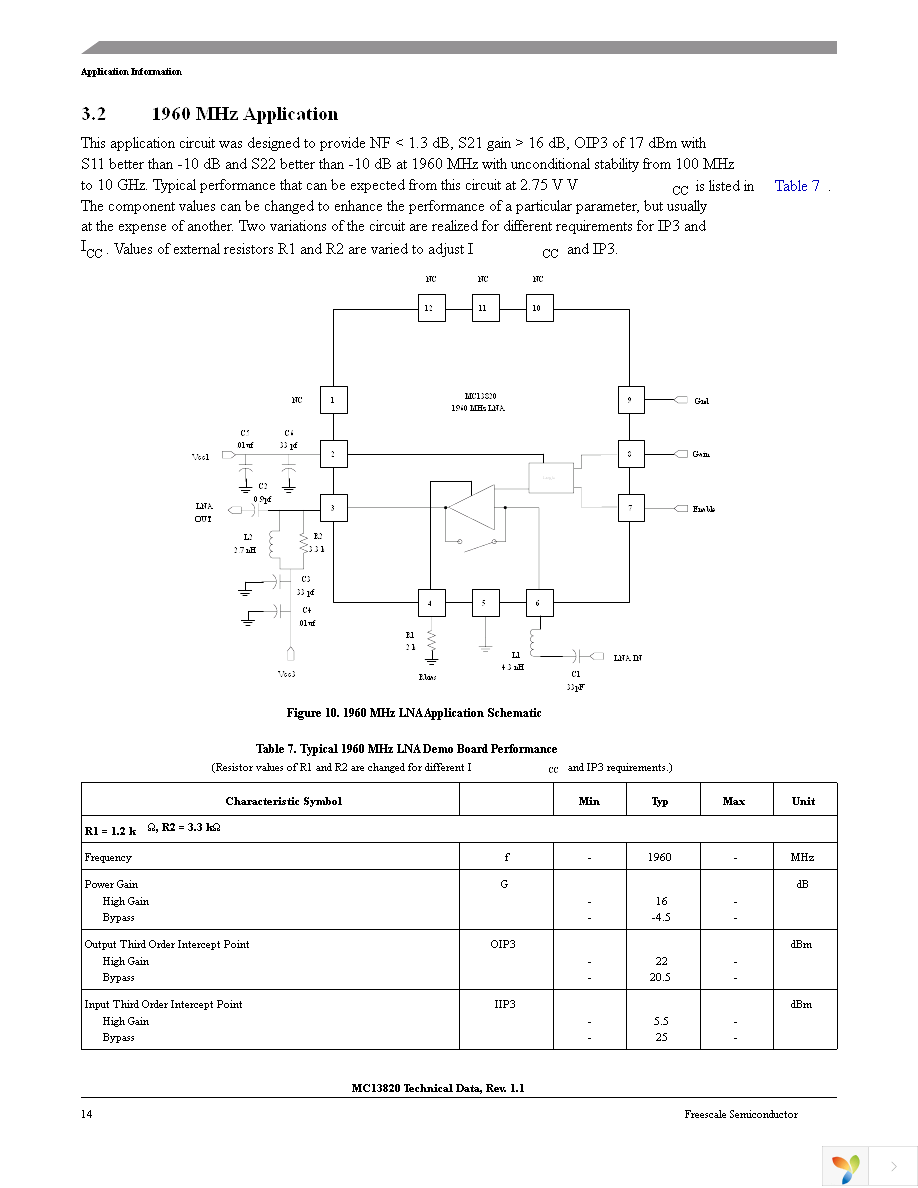 MC13820FCR2 Page 14