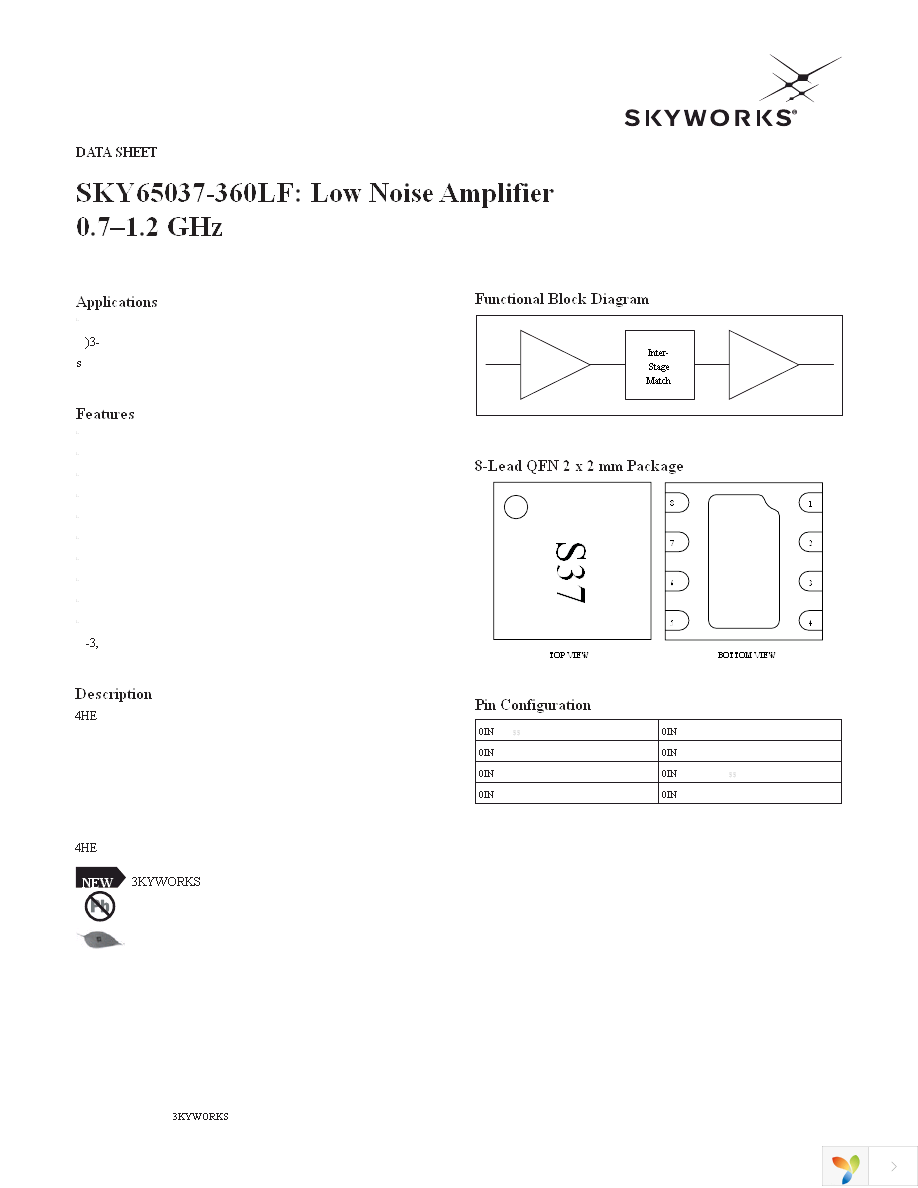 SKY65037-360LF Page 1