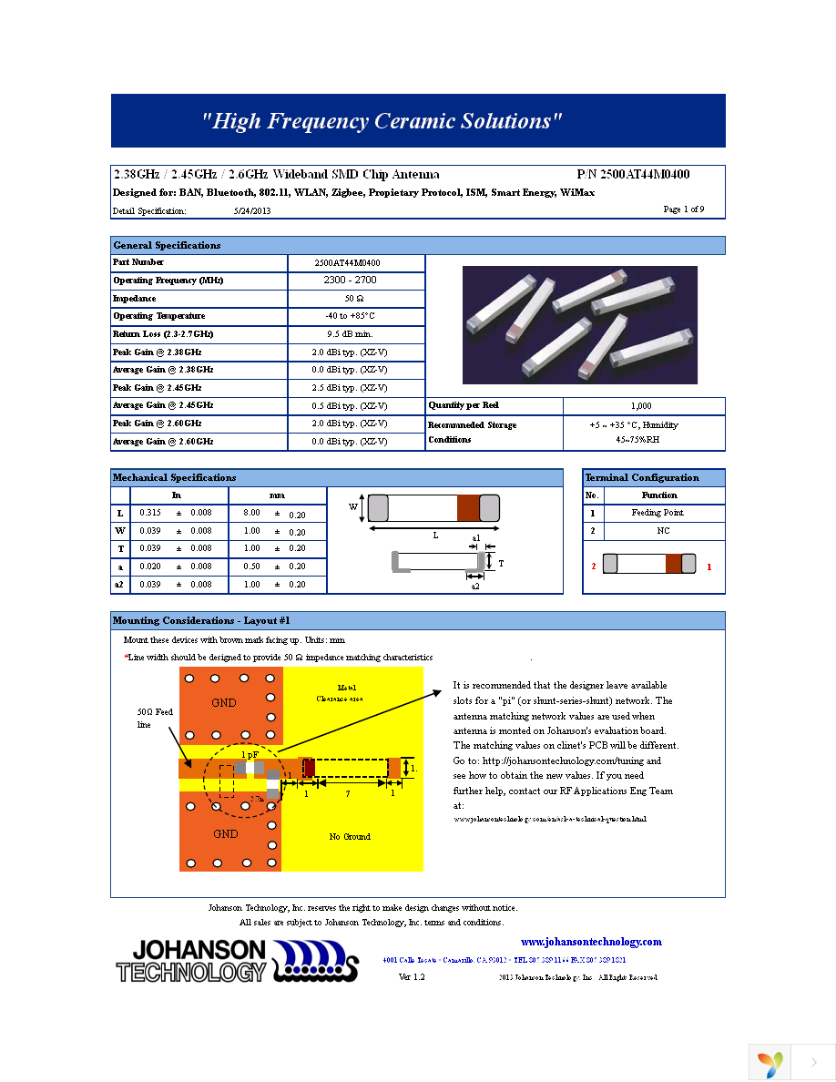 2500AT44M0400E Page 1