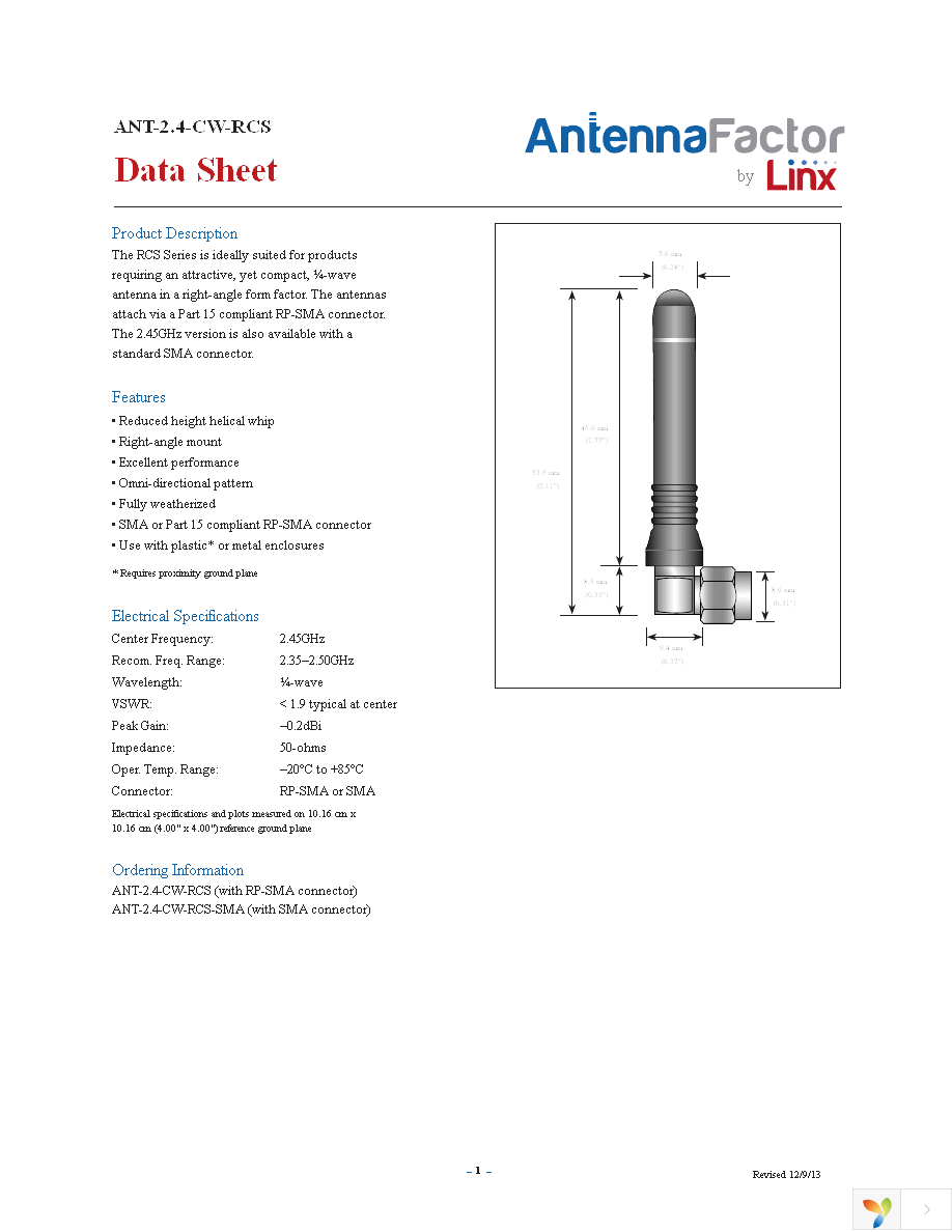 ANT-2.4-CW-RCS Page 1