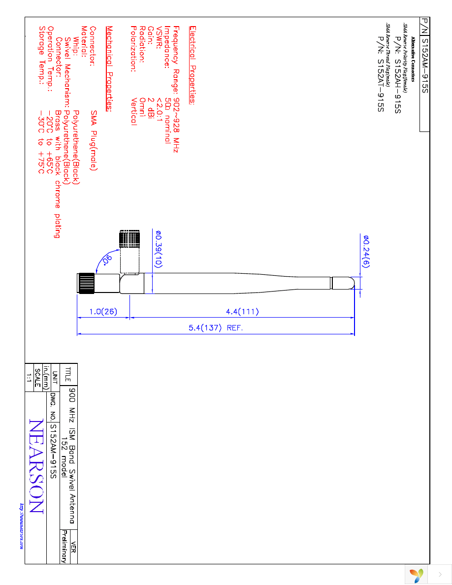 S152AH-915S Page 1