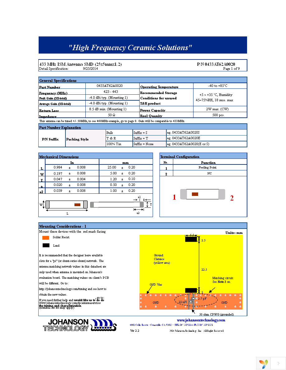 0433AT62A0020E Page 1