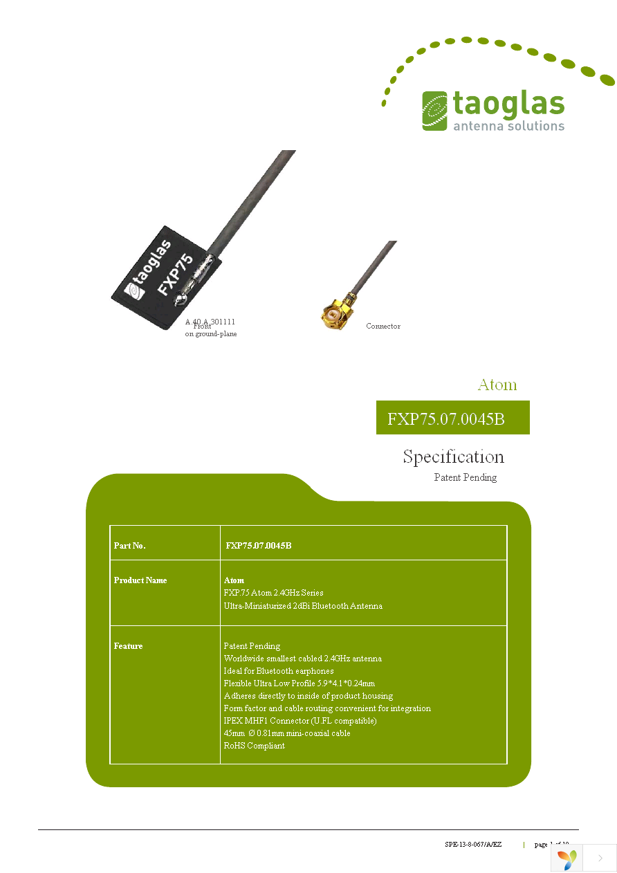 FXP75.07.0045B Page 1