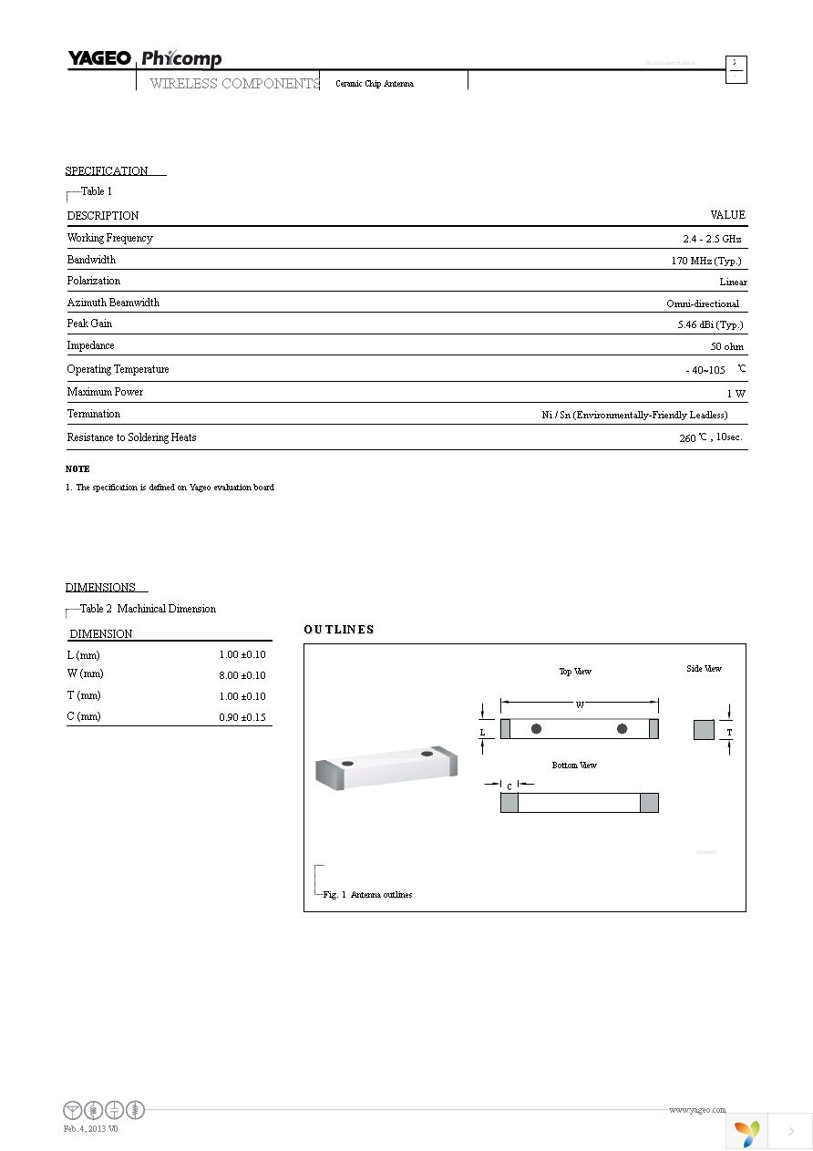 ANT8010LL04R2400A Page 3