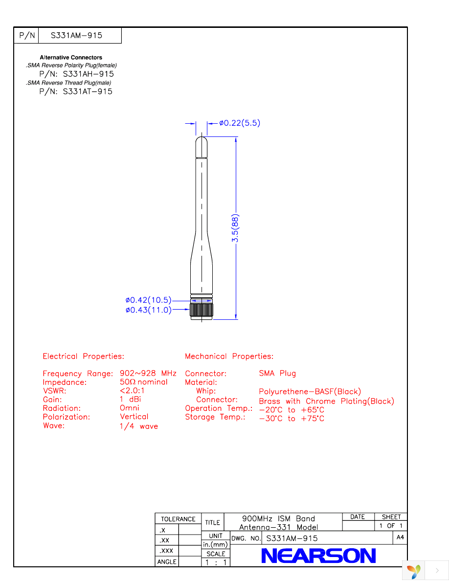 S331AH-915 Page 1