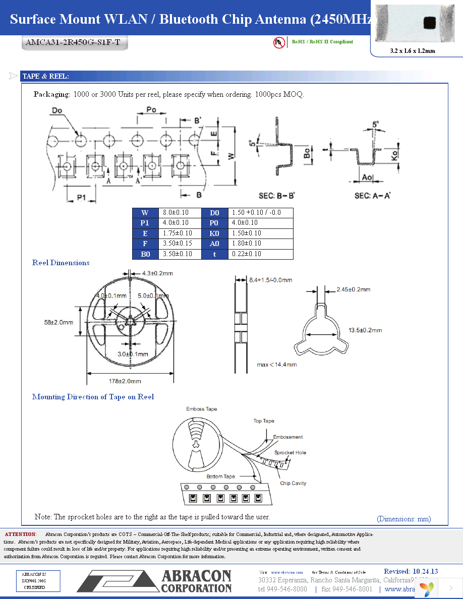 AMCA31-2R450G-S1F-T Page 3