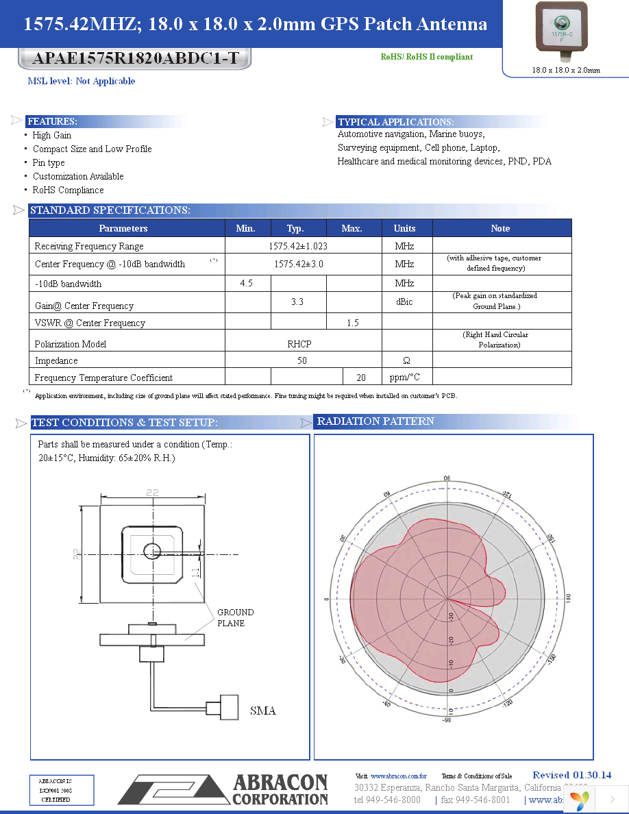 APAE1575R1820ABDC1-T Page 1