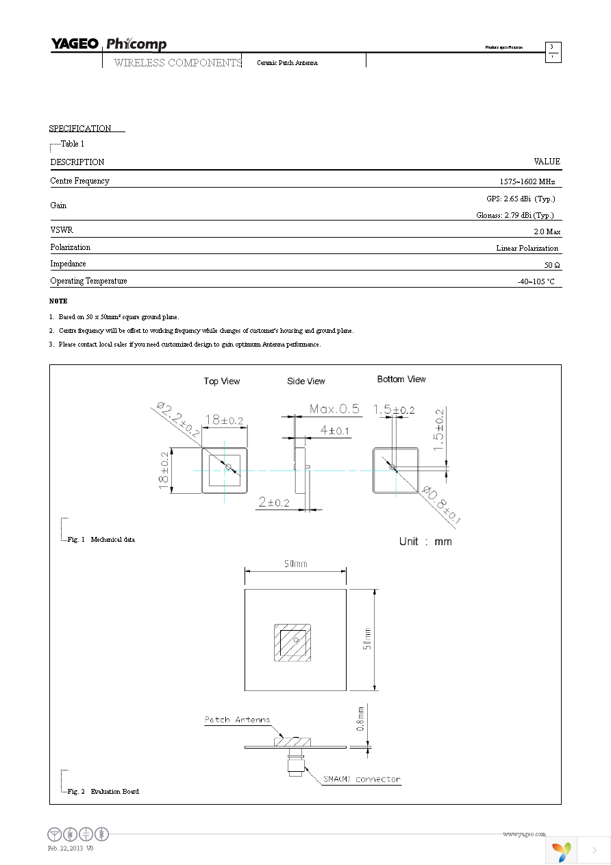 ANT1818B00DT1516A Page 3