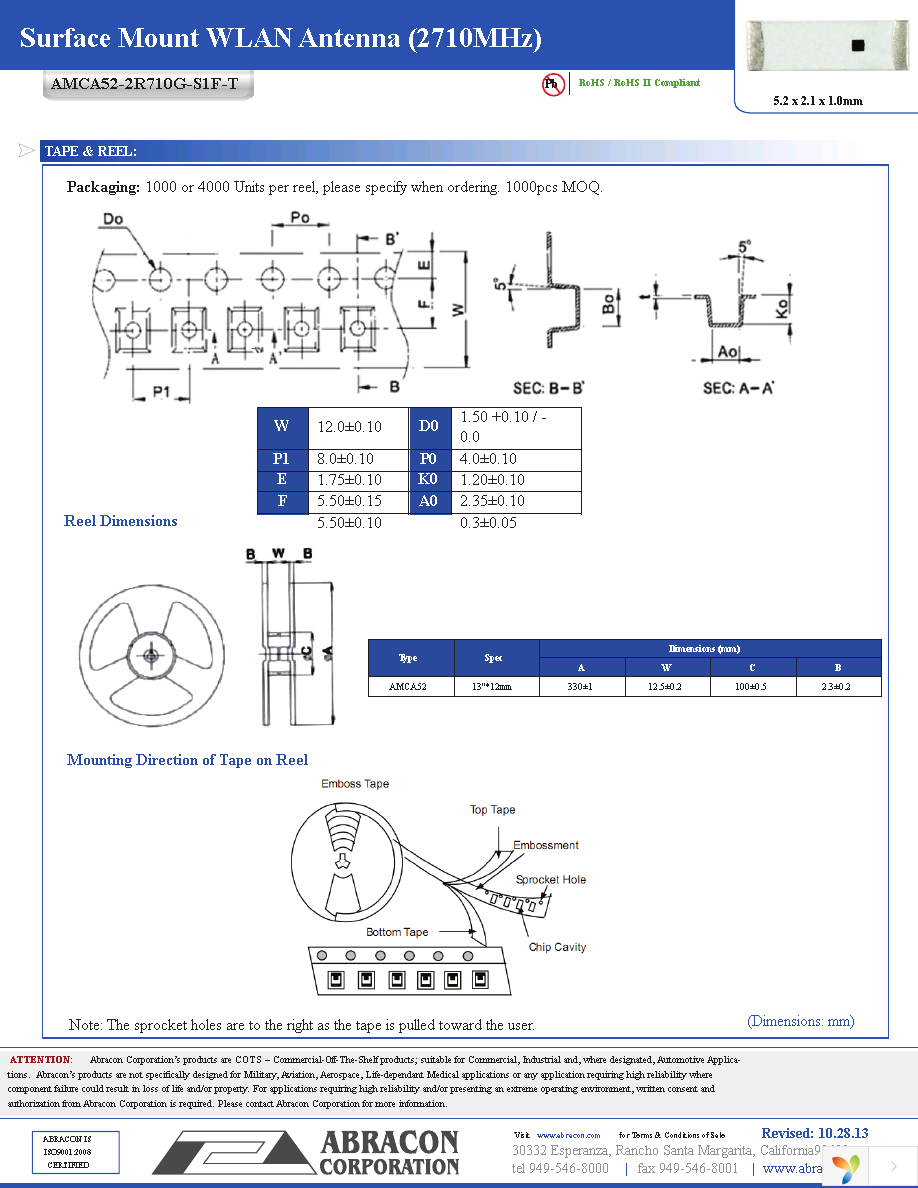 AMCA52-2R710G-S1F-T Page 3