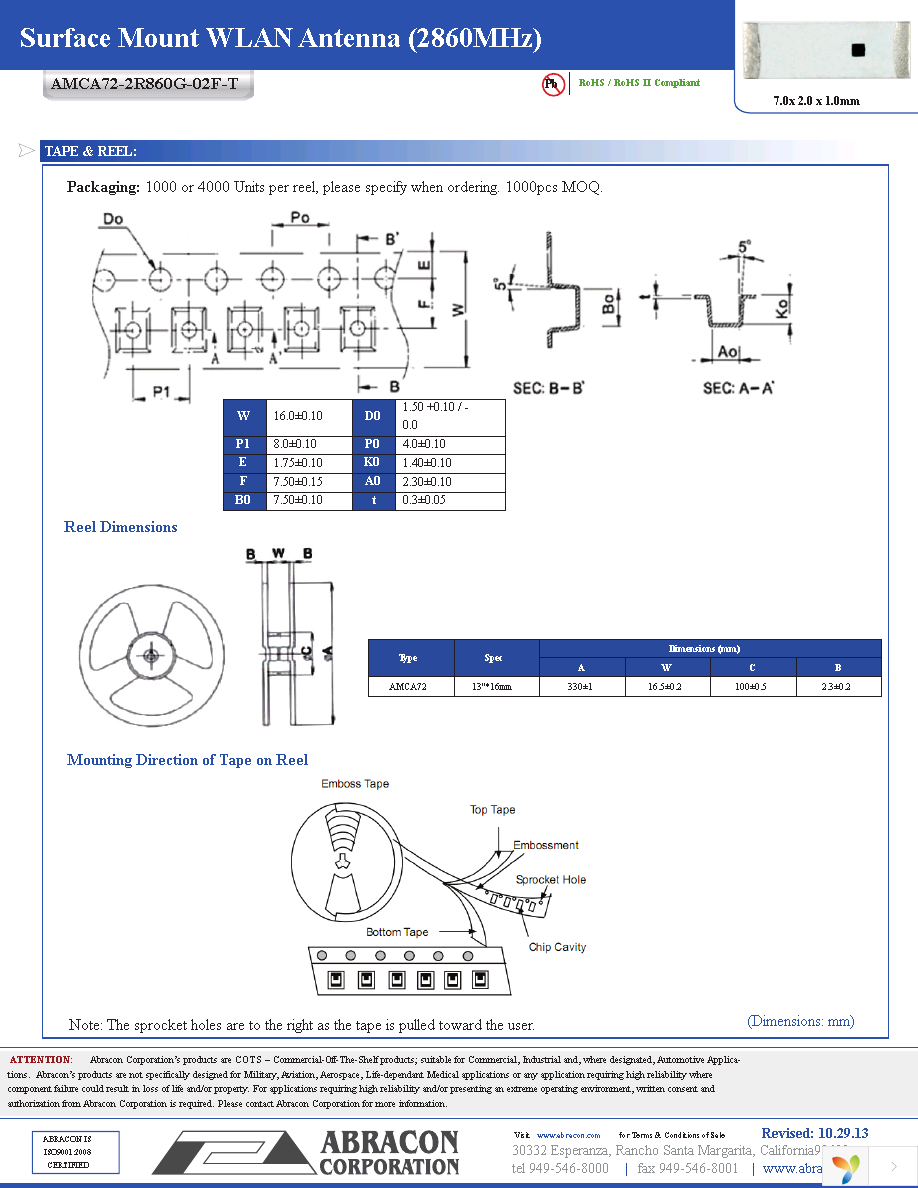 AMCA72-2R860G-02F-T Page 3