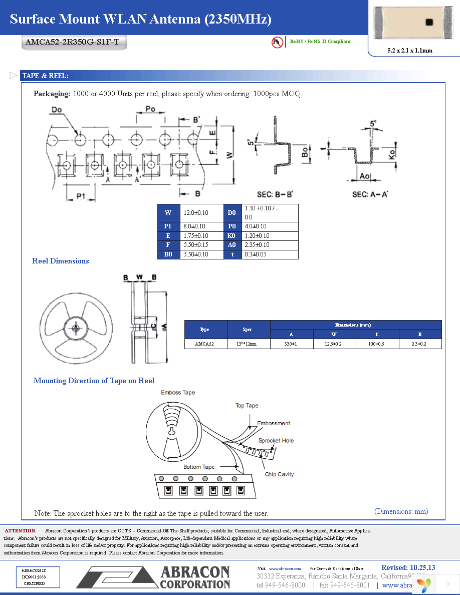 AMCA52-2R350G-S1F-T Page 3