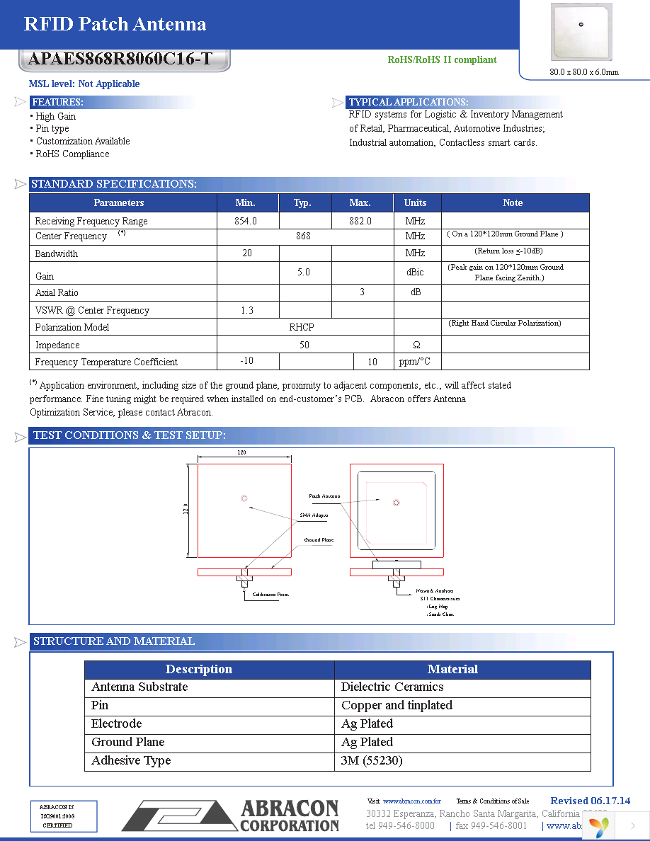 APAES868R8060C16-T Page 1