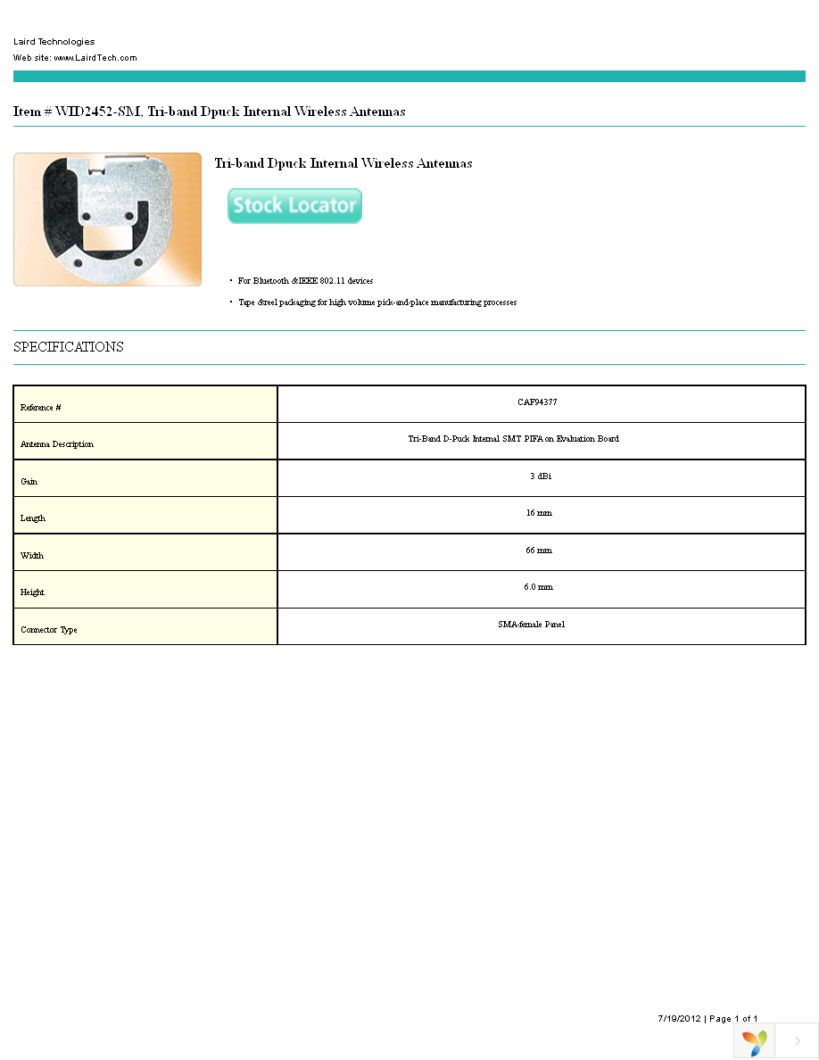 CAF94377(WID2452-SM) Page 1